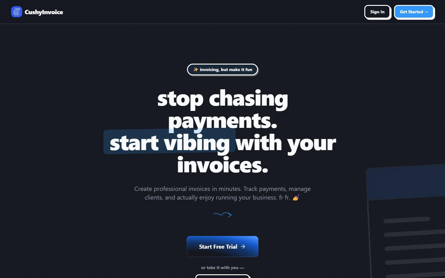 CushyInvoice